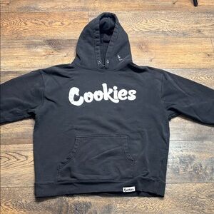 Cookies Black Hoodie distressed…